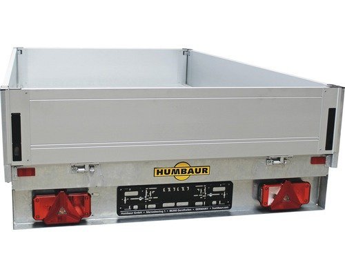 Humbaur Remorque basculante Tipper S 2300x1400x300mm freinée poids total adm. 1500kg avec ridelle lisse – Image 4