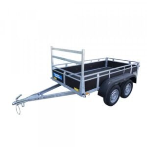 Remorque en bois 2m57x1m57 750kg 2 essieux