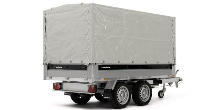 Remorque double essieux freinée 1500 kg benne Brenderup BT 4260SB1500 – Image 6