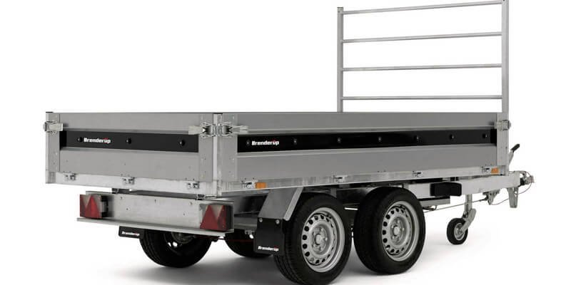 Remorque double essieux freinée 1500 kg benne Brenderup BT 4260SB1500 – Image 5