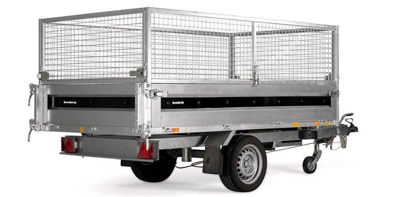Remorque double essieux freinée 1500 kg benne Brenderup BT 4260SB1500 – Image 4
