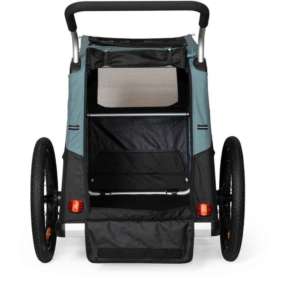 Remorque vélo pour chien Burley Bark Ranger XL - noir/turquoise mat – Image 4
