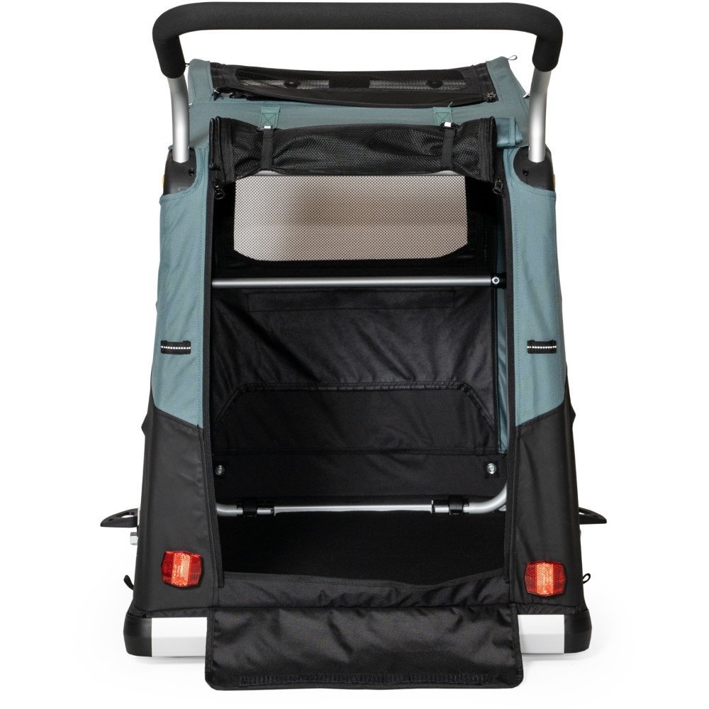 Remorque vélo pour chien Burley Bark Ranger XL - noir/turquoise mat – Image 3