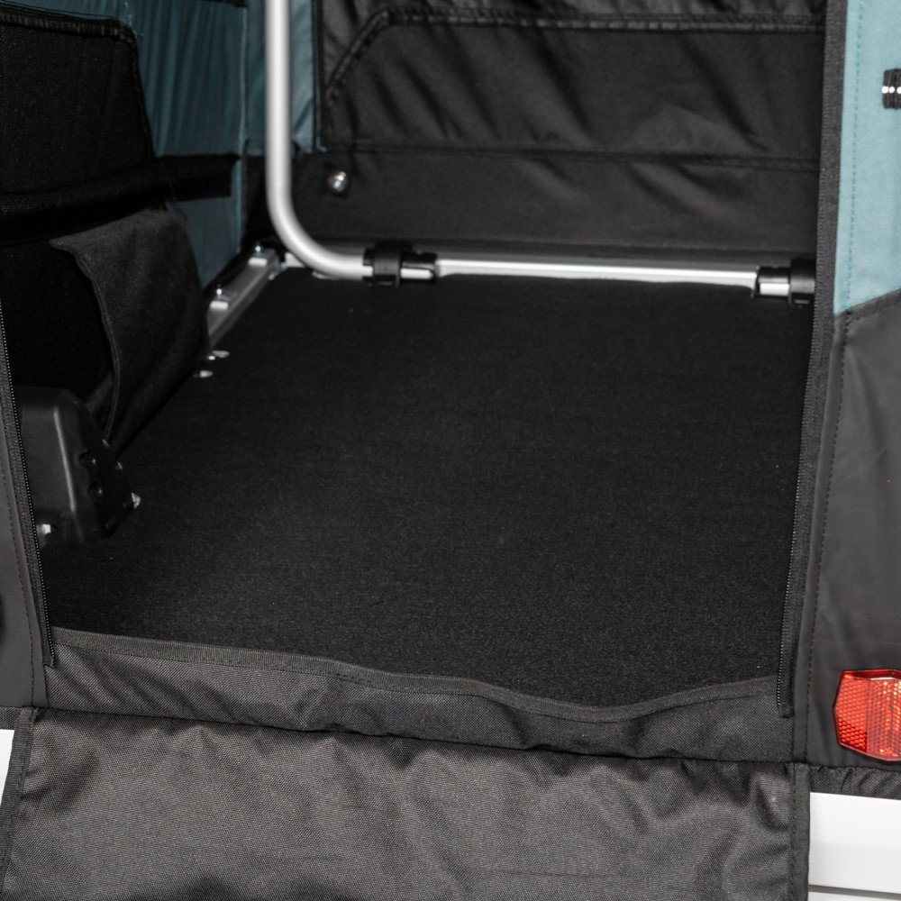 Remorque vélo pour chien Burley Bark Ranger XL - noir/turquoise mat – Image 2