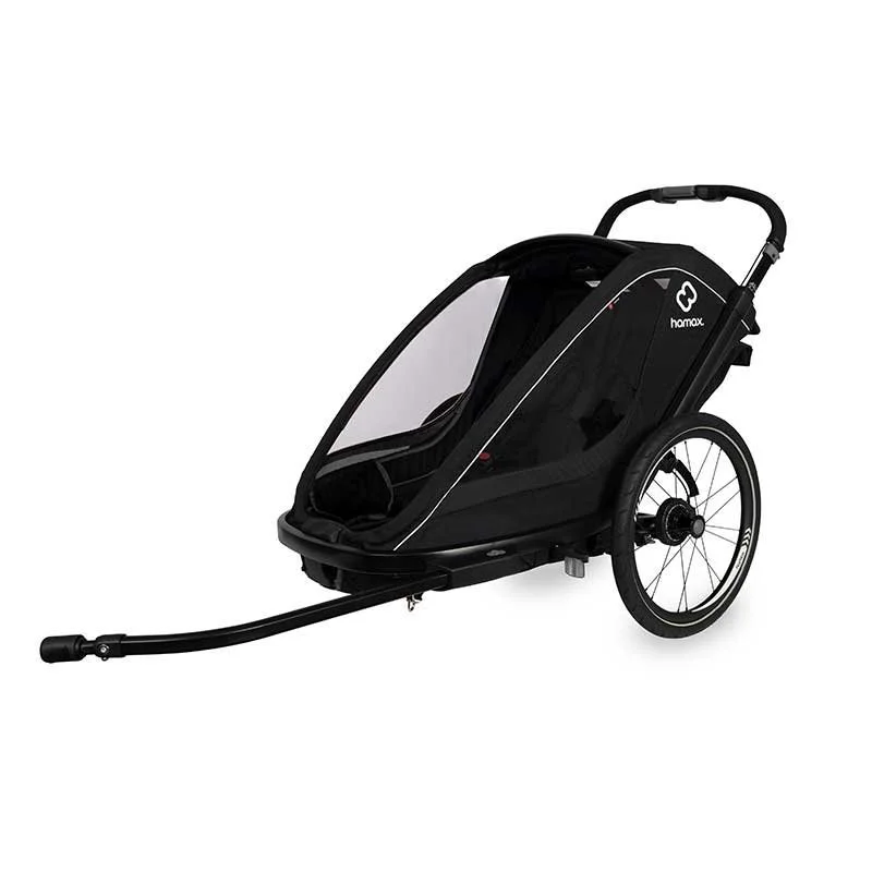 Remorque pour vélo Hamax 2 Enfants - Breeze - noir – Image 2