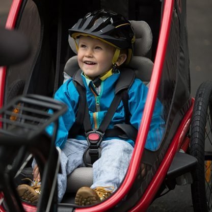 Remorque à vélo pas cher Hamax Outback One 1 Enfant - vert / noir – Image 3