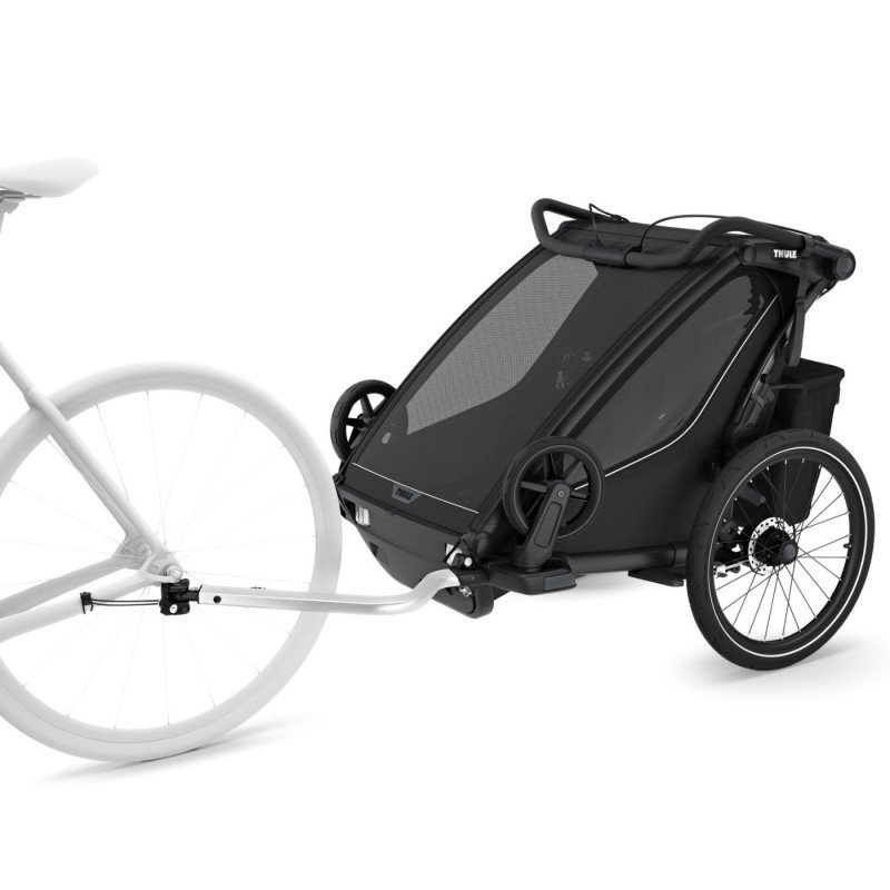 Remorque bébé vélo​ Thule pour 2 Enfants - Chariot Sport 2 Double - noir
