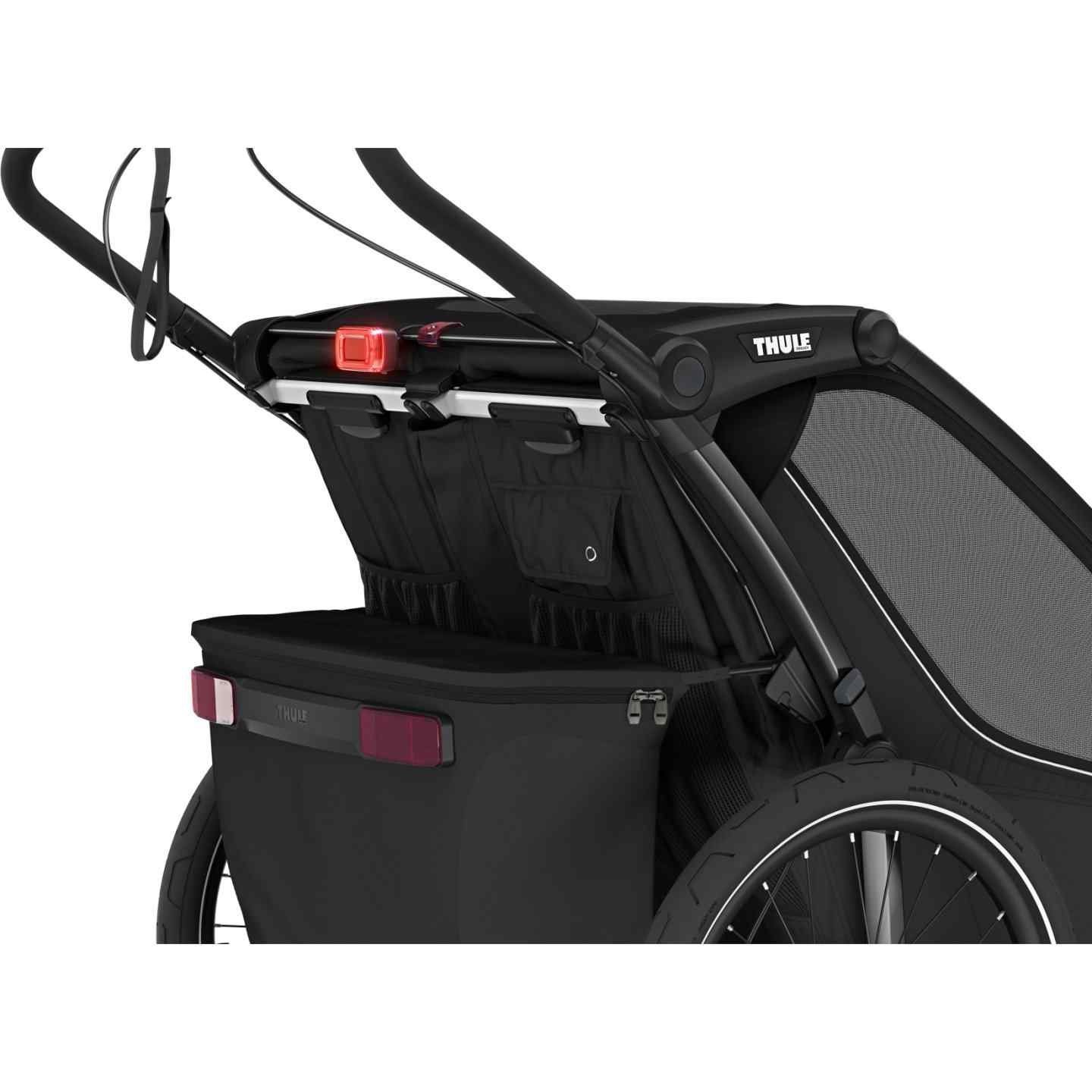 Chariot à velo Thule pour 2 Enfants - Chariot Sport 2 Double - natural gold – Image 7