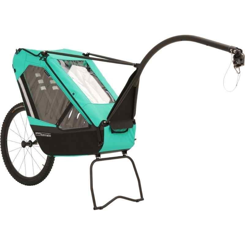 Remorque vélo charge 200 kg - Singletrailer II Sport - caribbean green – Image 2