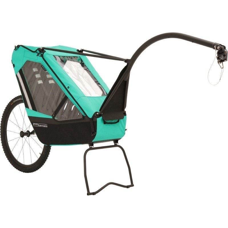 Remorque vélo charge 200 kg - Singletrailer II Sport - caribbean green
