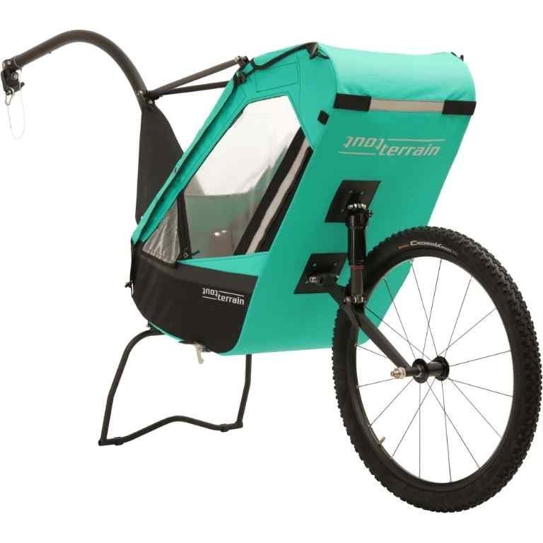 Remorque vélo charge 200 kg - Singletrailer II Sport - caribbean green – Image 4