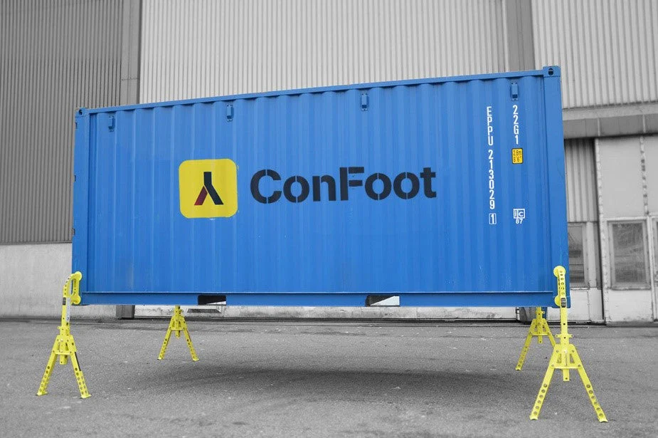 Jeu de 4 béquilles pour containers maritimes – Image 5