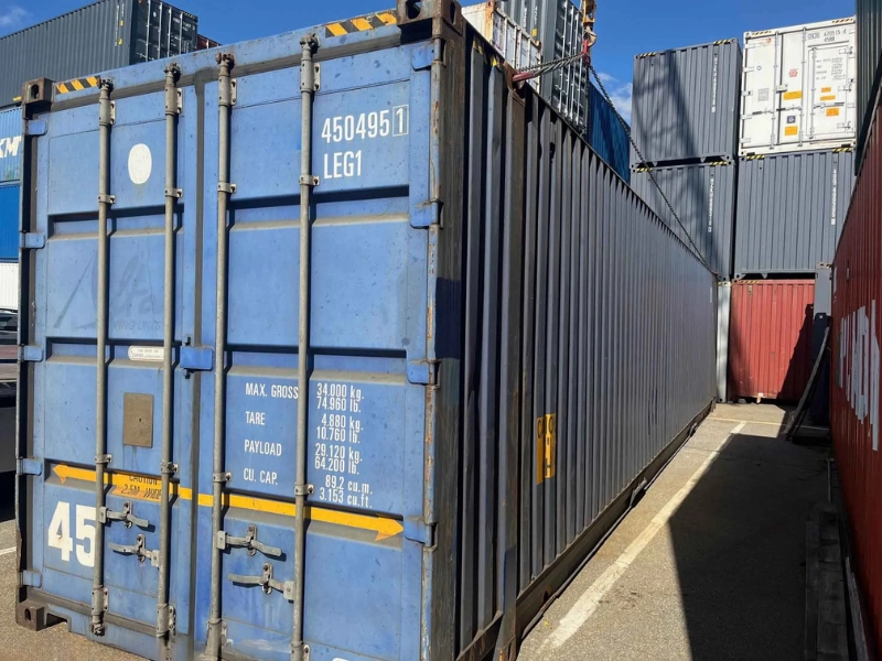 Container maritime 45 Pieds HIGH CUBE Pallet Wide DERNIER VOYAGE – Image 8