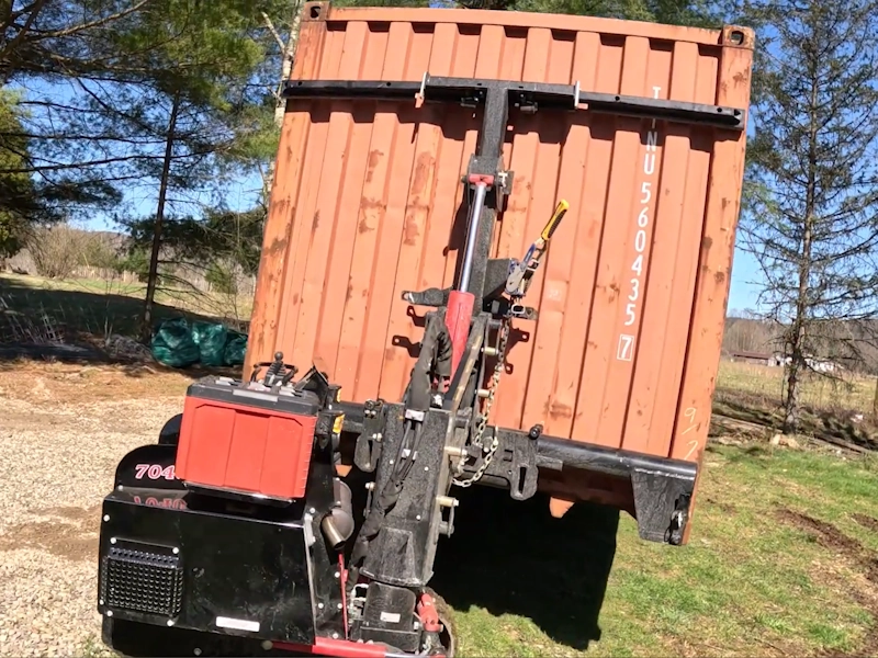 Machine de manutention pour conteneurs maritimes sur chenilles – Image 9